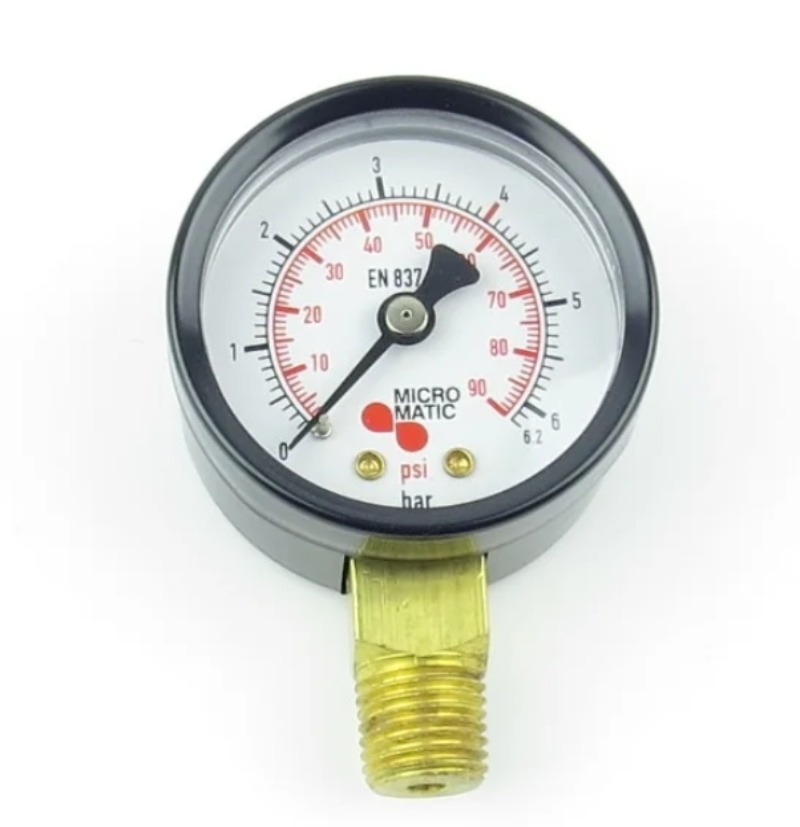 Mặt đồng hồ thấp áp cho van điều áp CO2 - Micro Matic